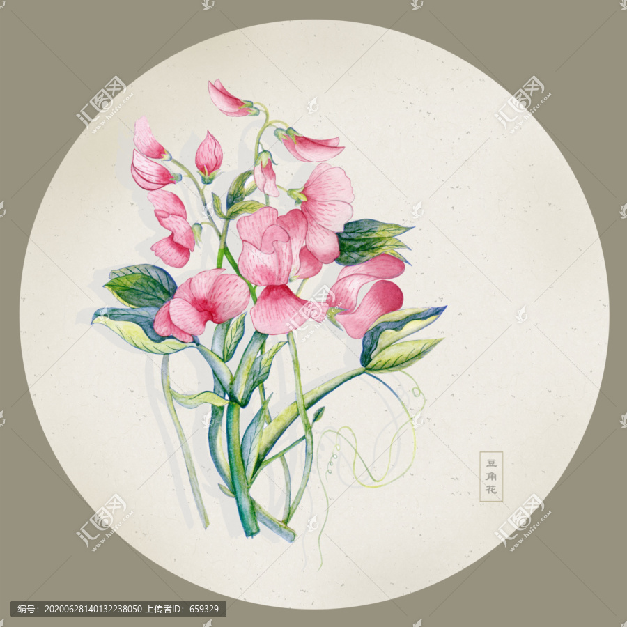 水彩花卉