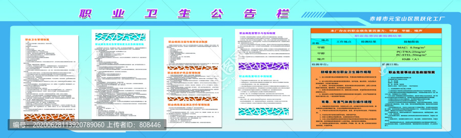職業(yè)衛(wèi)生公告欄