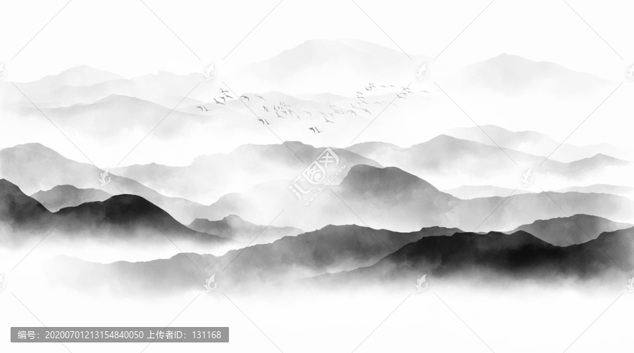 水墨山水畫