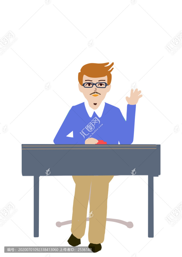 卡通搶答人物