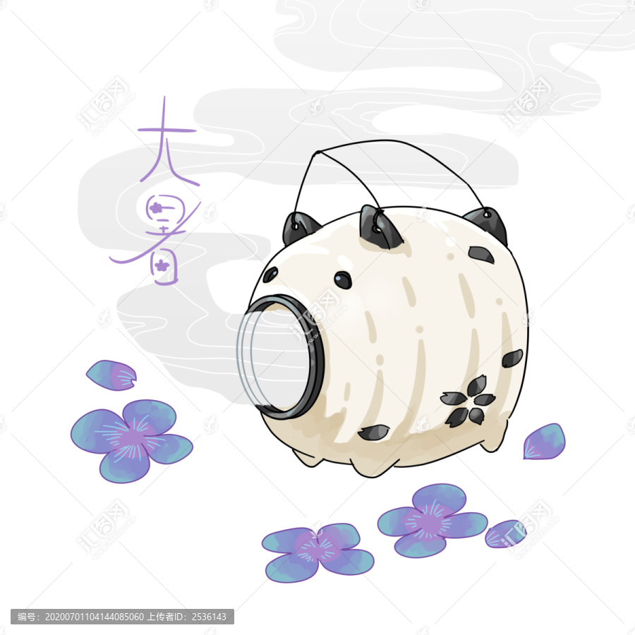 手繪卡通驅(qū)蚊燈