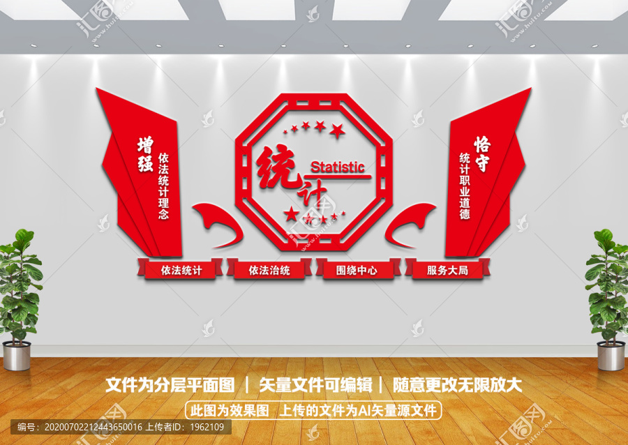 統(tǒng)計文化墻