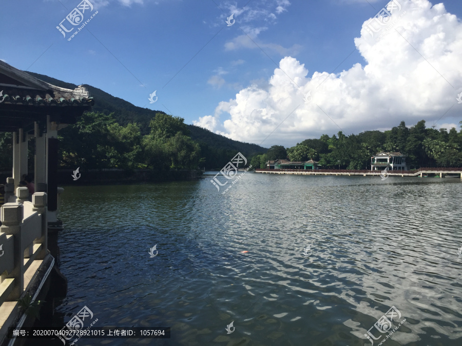 新会玉湖公园美景