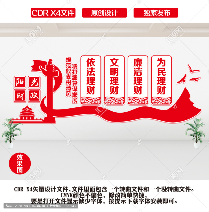 財政形象墻