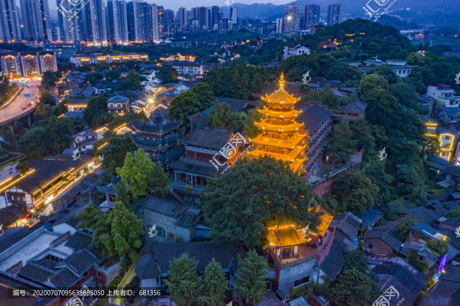 重庆磁器口古镇风景