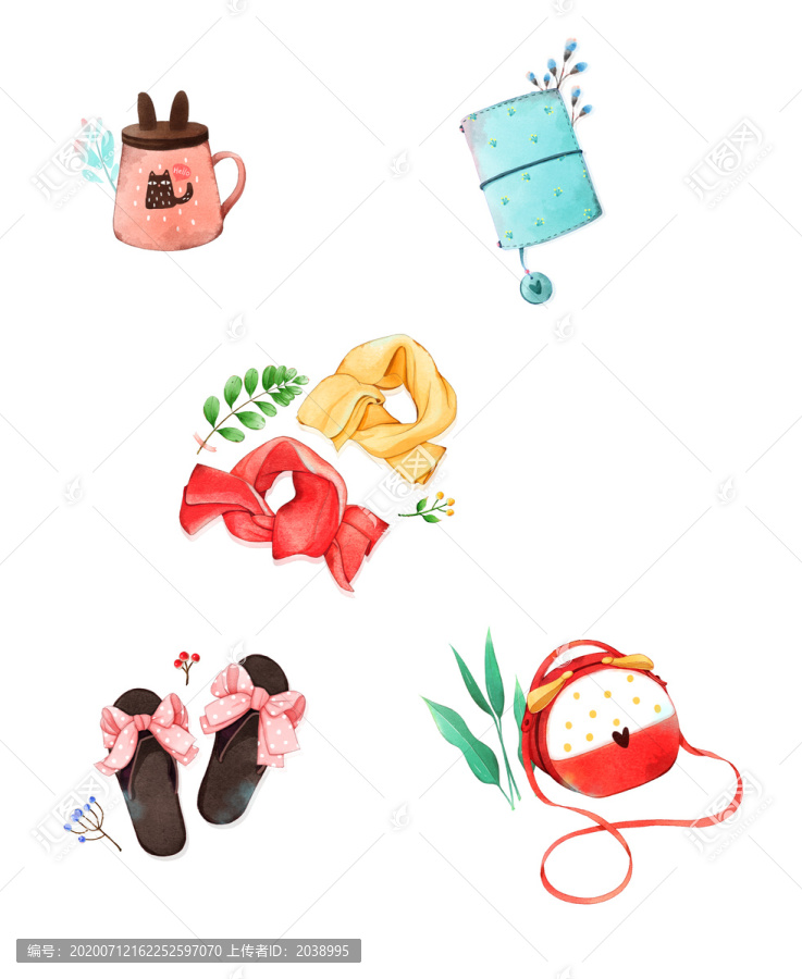 清新水彩