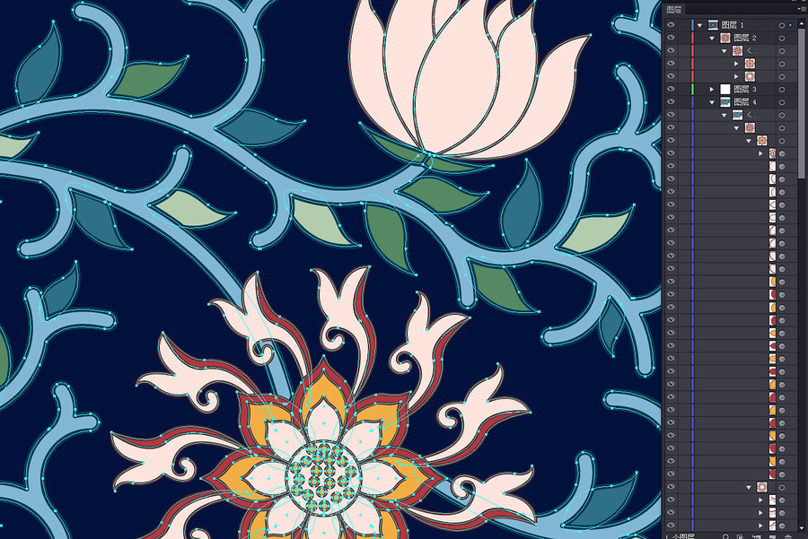 花紋花紙