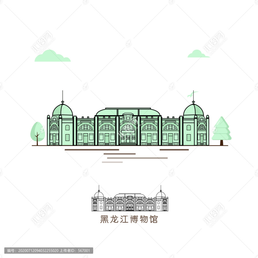 黑龍江博物館插圖