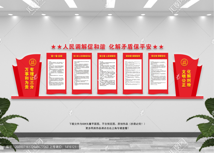 人民調(diào)解文化墻