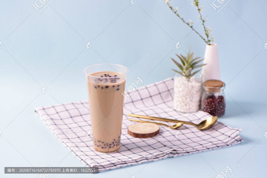 红豆奶茶