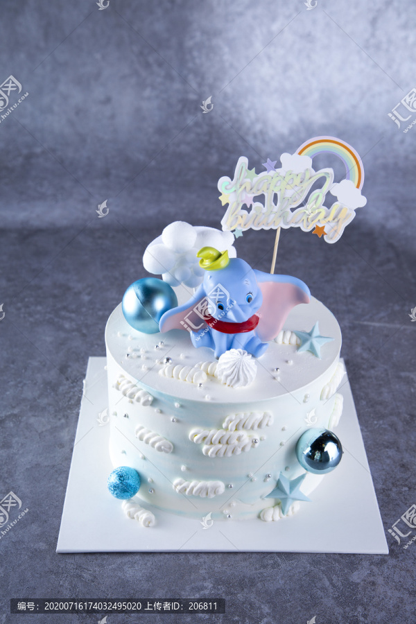 生日蛋糕蛋糕小飞象