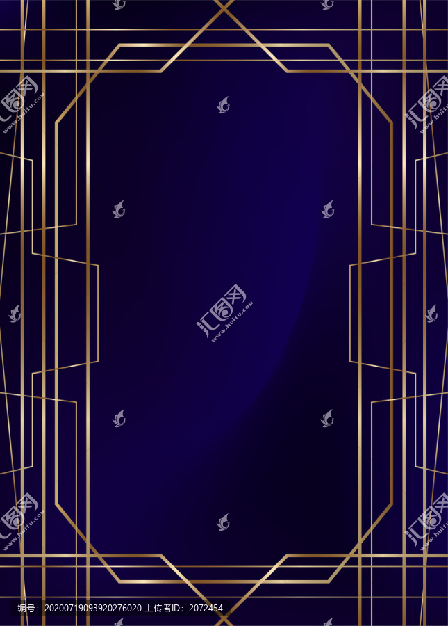 矢量科技黑金邊框
