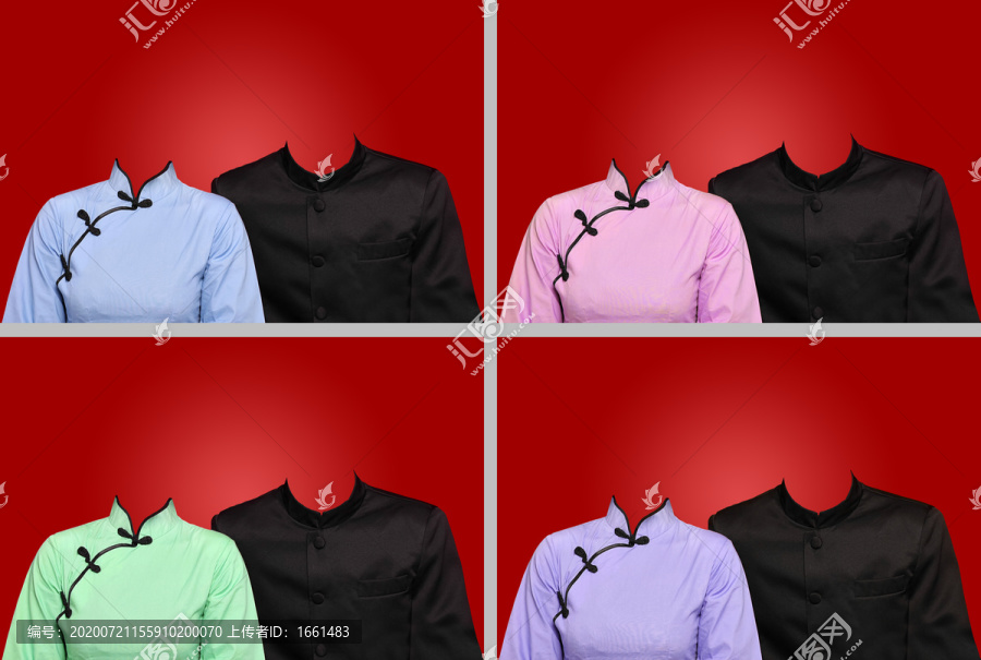 證件照換服裝透明圖層登記照中山