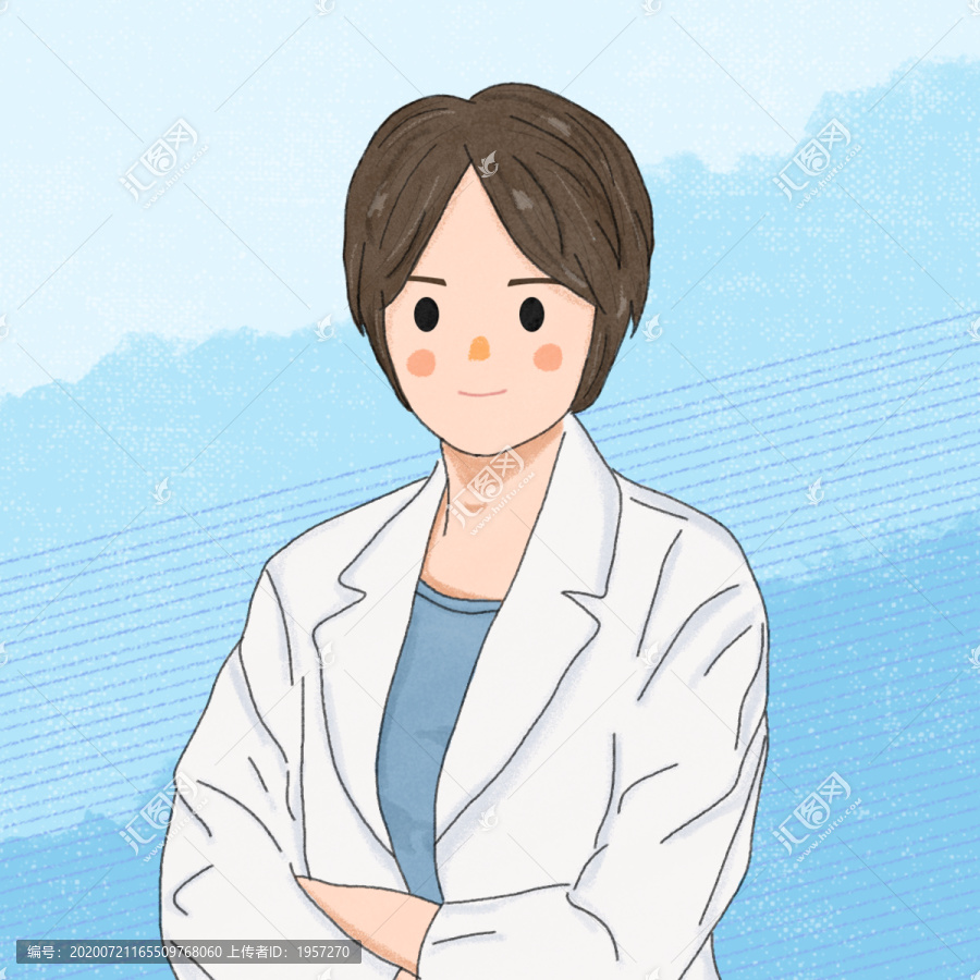 手繪醫(yī)生美容師
