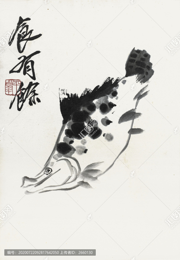 齊白石水墨國畫