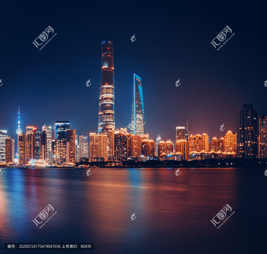 上海陆家嘴夜景