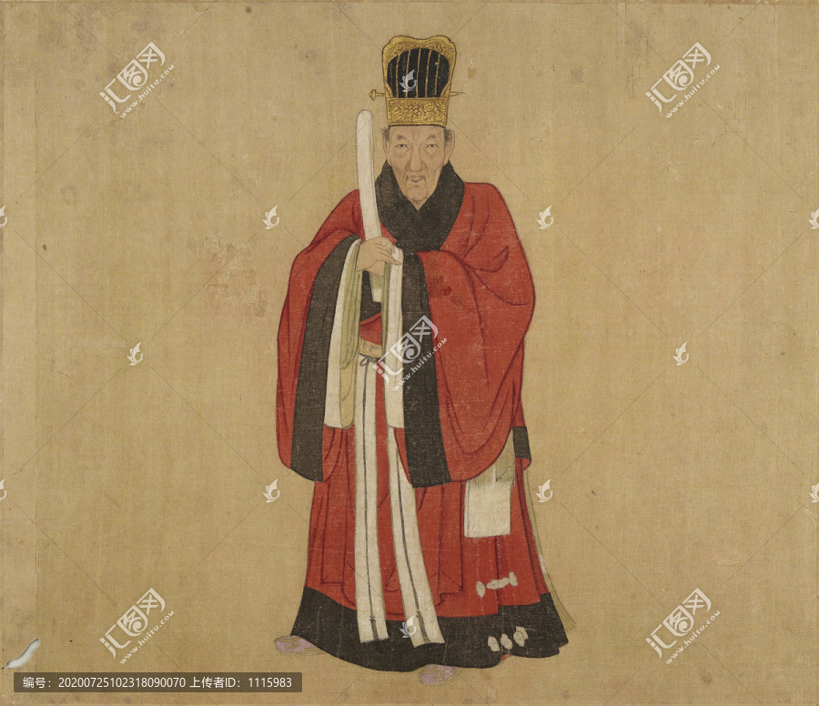 沈俊明代官員陸文定人物畫像