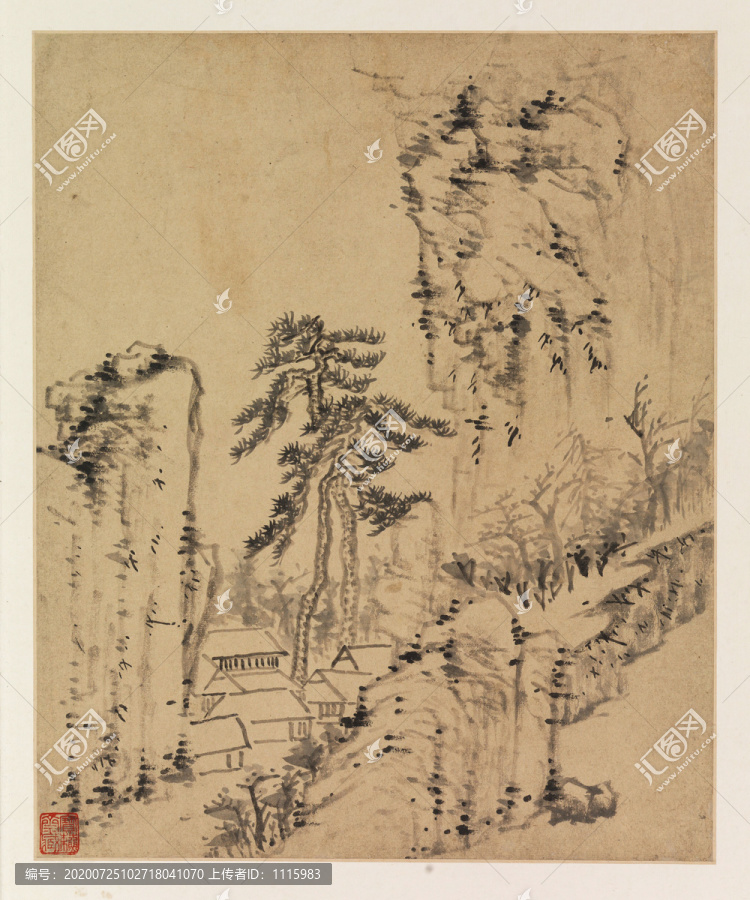 楊龍友山水畫