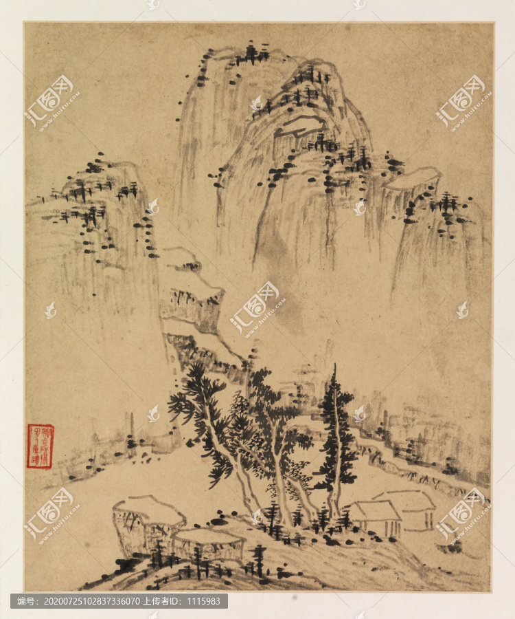 楊龍友山水畫(huà)