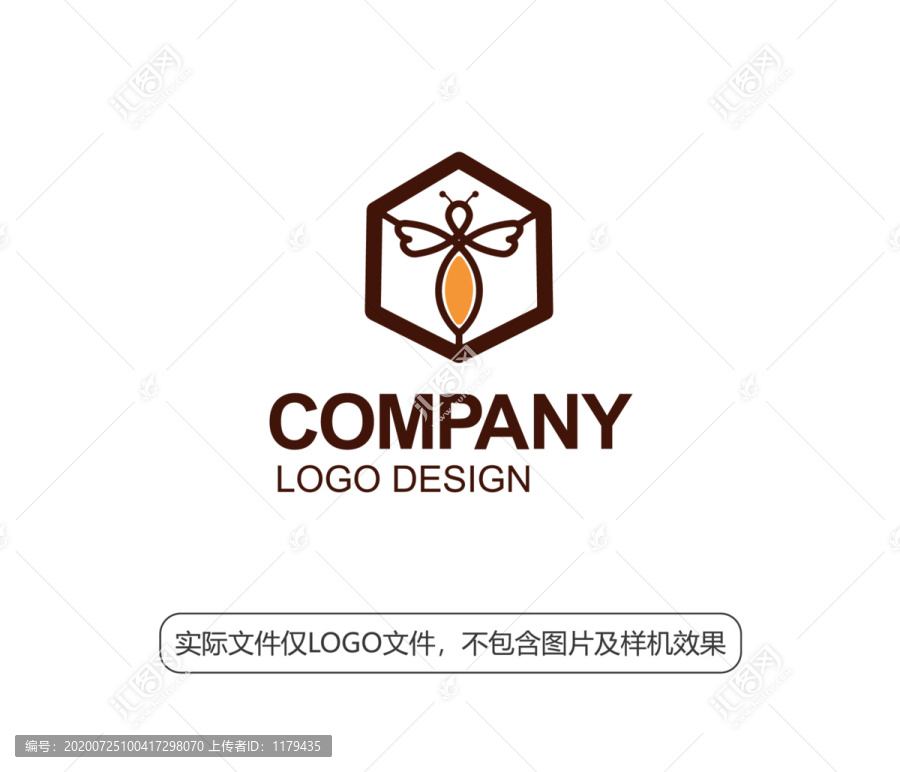 蜜蜂蜂巢LOGO