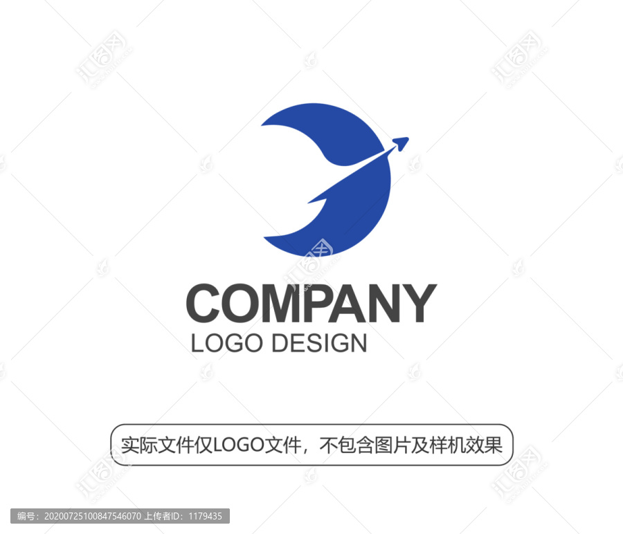 月亮飞机LOGO