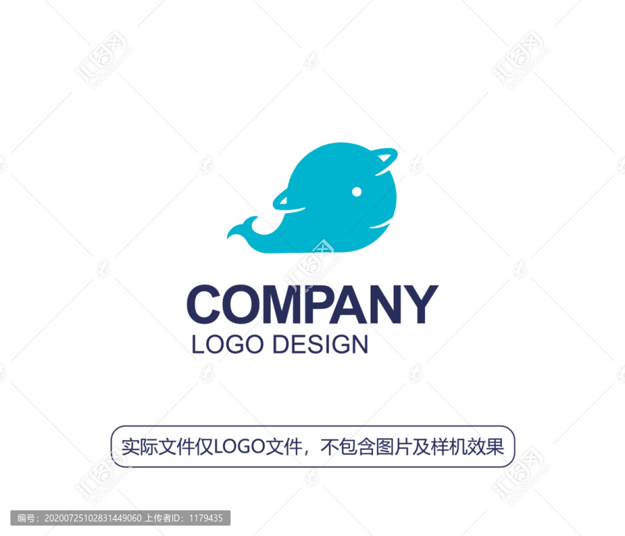 星球鯨魚logo