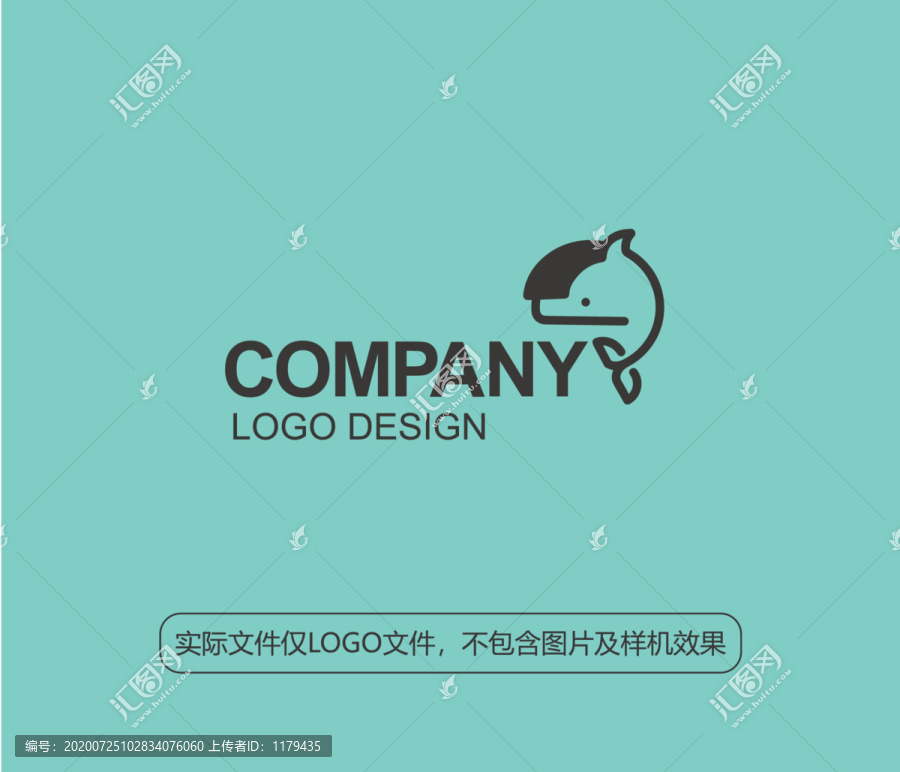 綠葉鯨魚logo