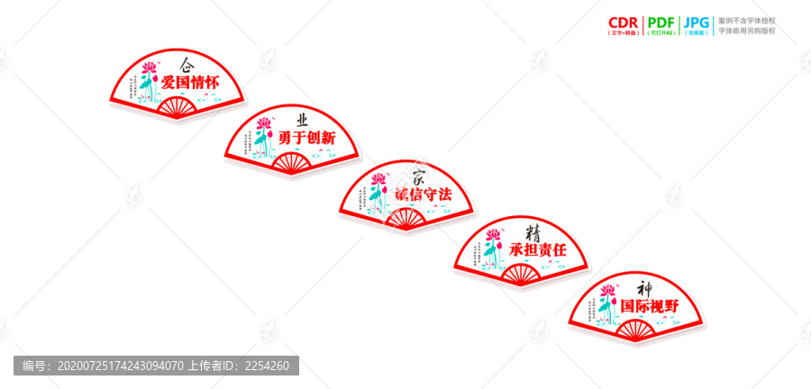 楼梯企业文化墙