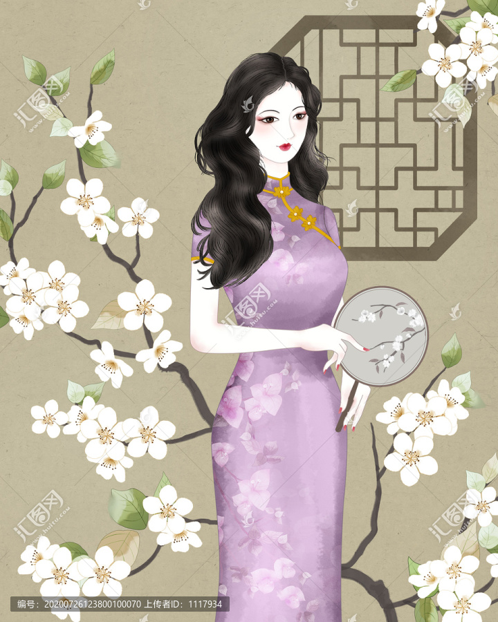 旗袍美女