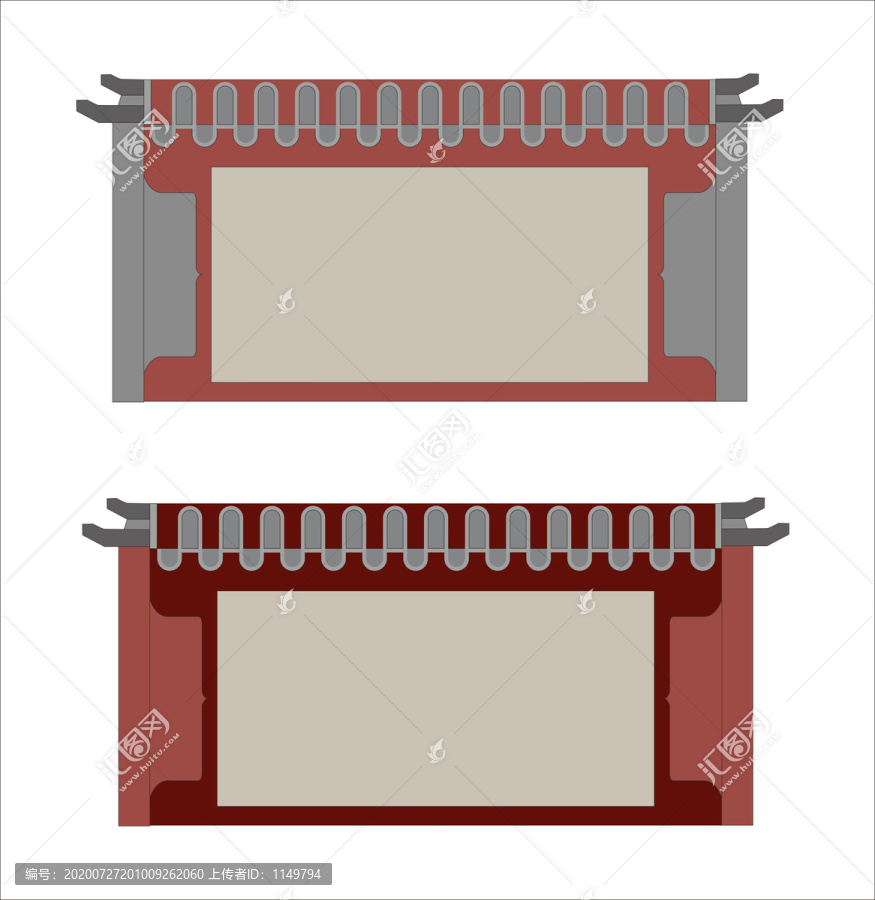 仿古墻面標識牌