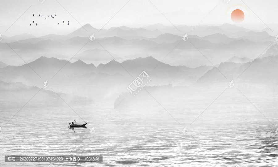 寫意水墨山水