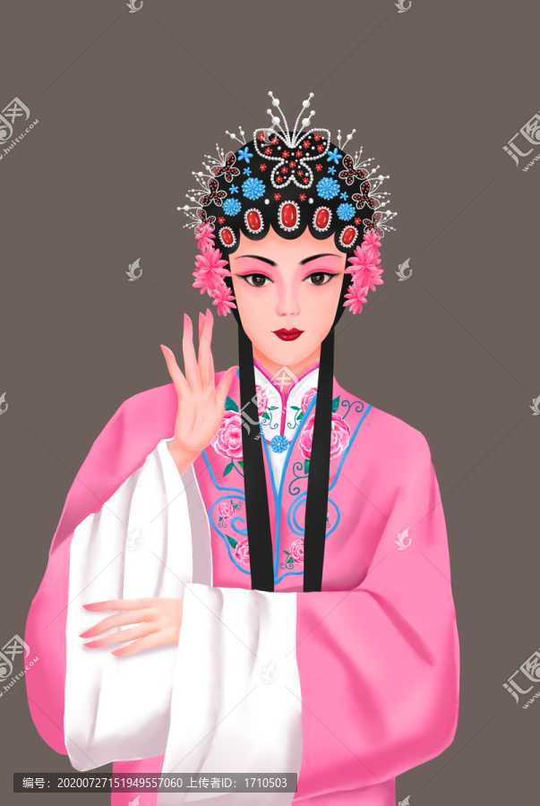 戲曲人物插畫