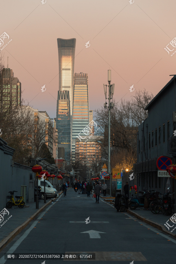 北京胡同看现代建筑