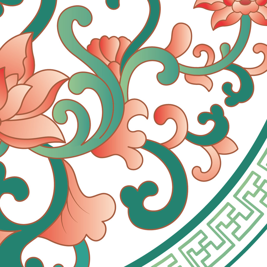 古典花紋