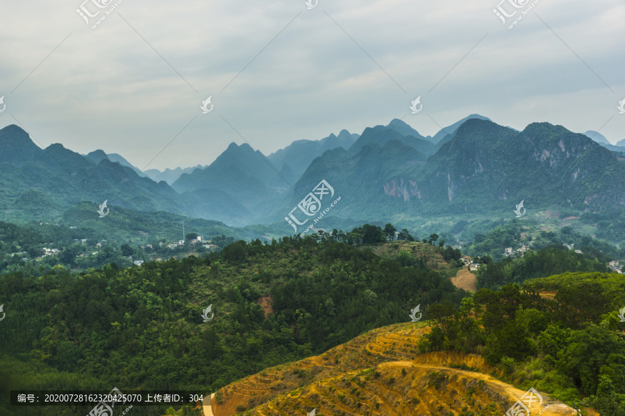 五龙梯田风光