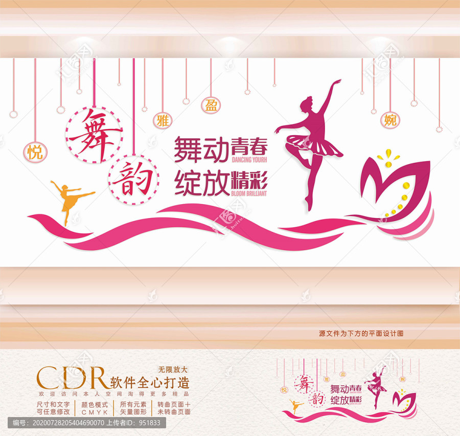 舞蹈文化墻