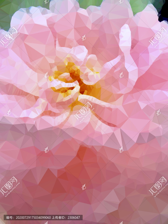 粉紅色抽象花卉