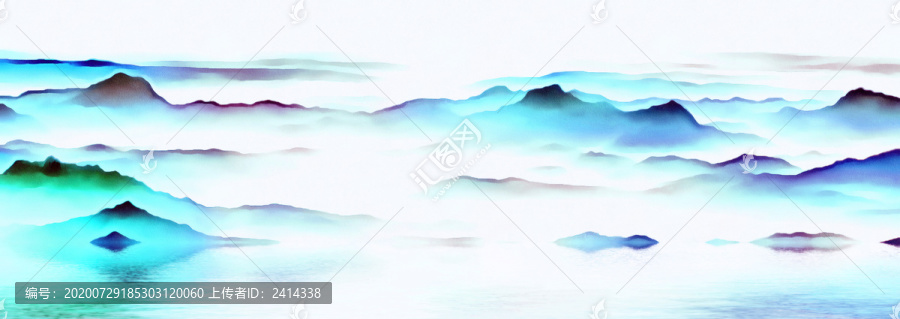 現(xiàn)代山水