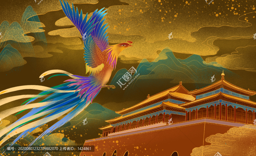 北京午門鳳舞皇城