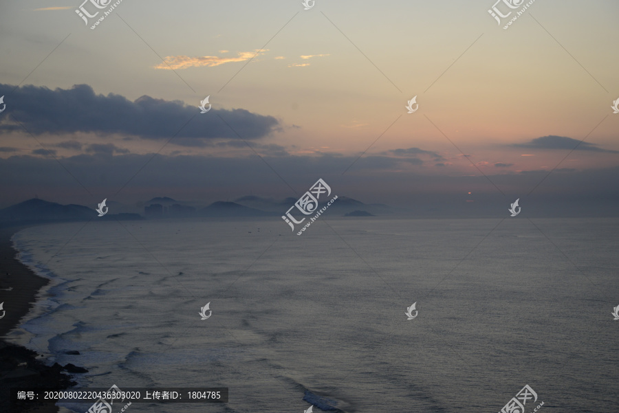 广东阳江海陵岛十里银滩日出