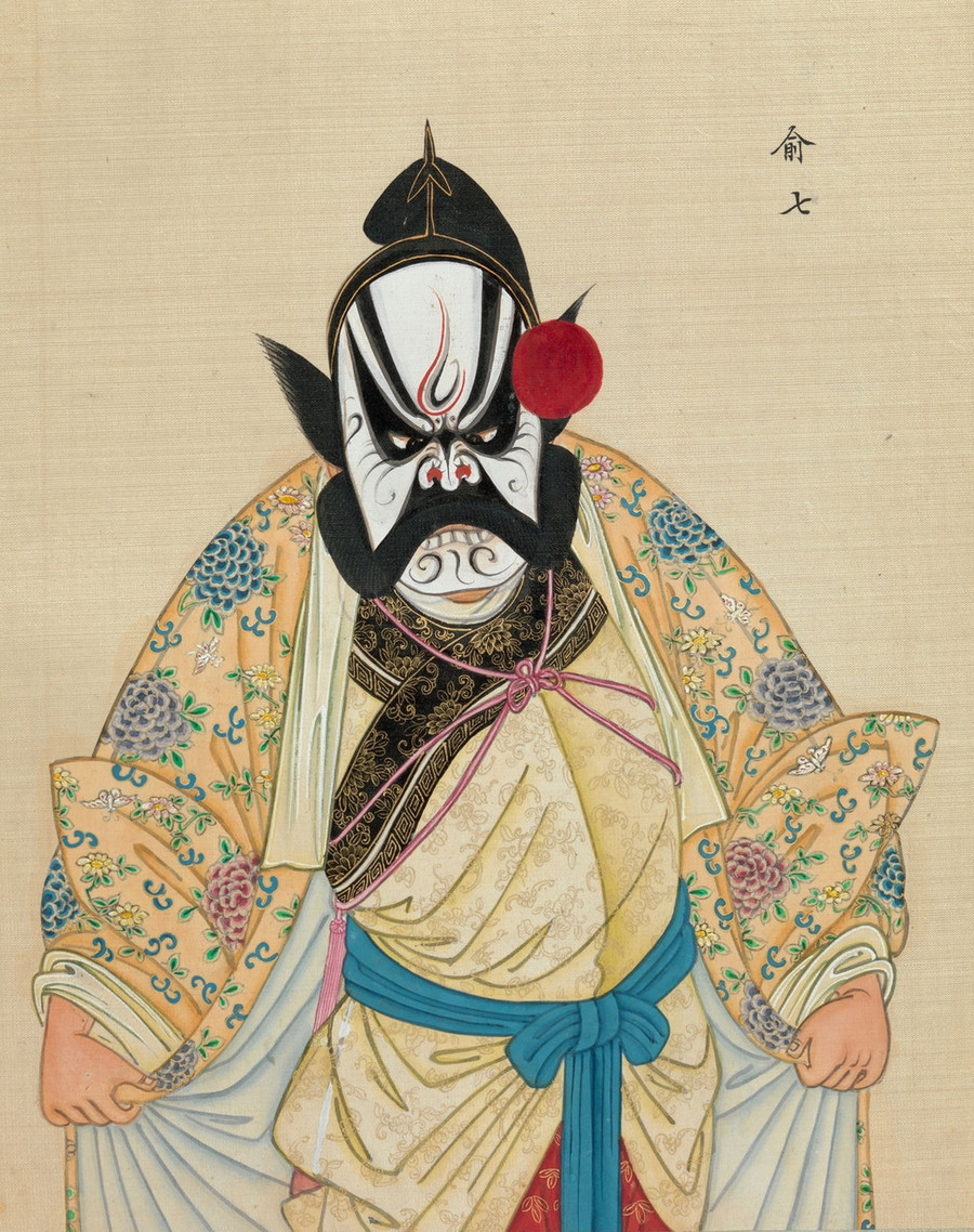 郎世寧百幅京劇人物圖