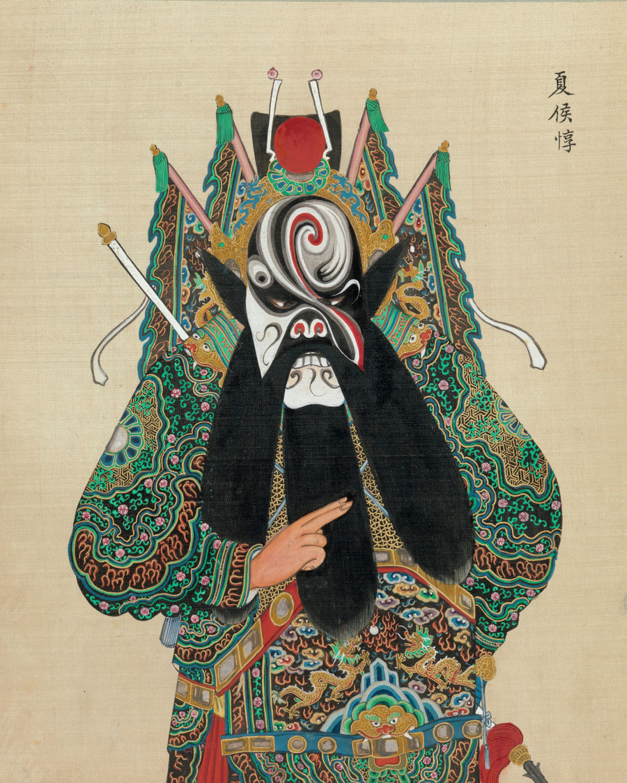 郎世寧百幅京劇人物圖
