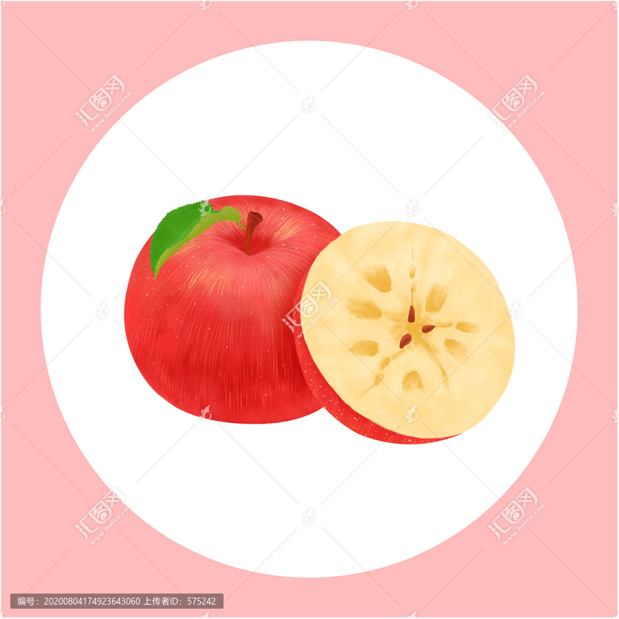 手繪蘋果
