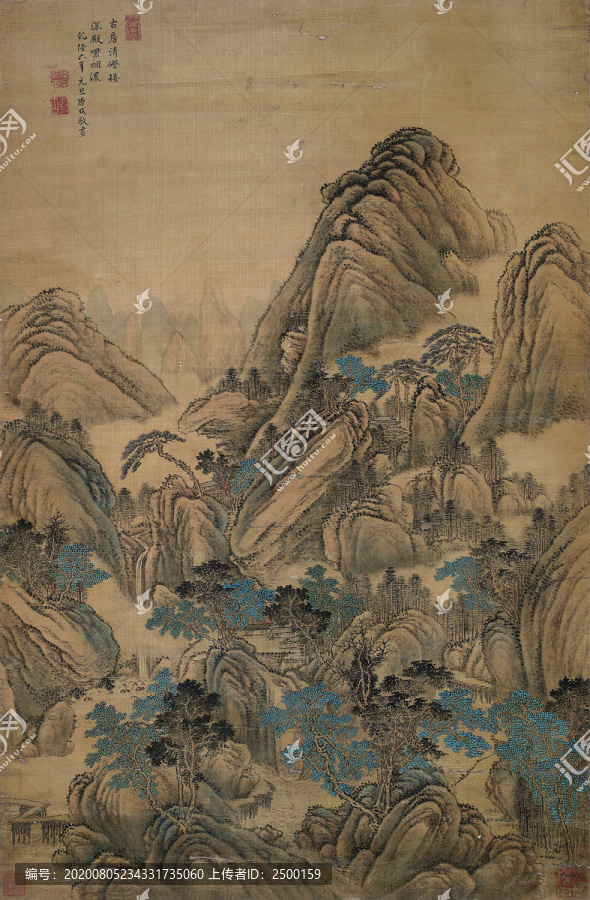 唐岱,萬山堆秀圖
