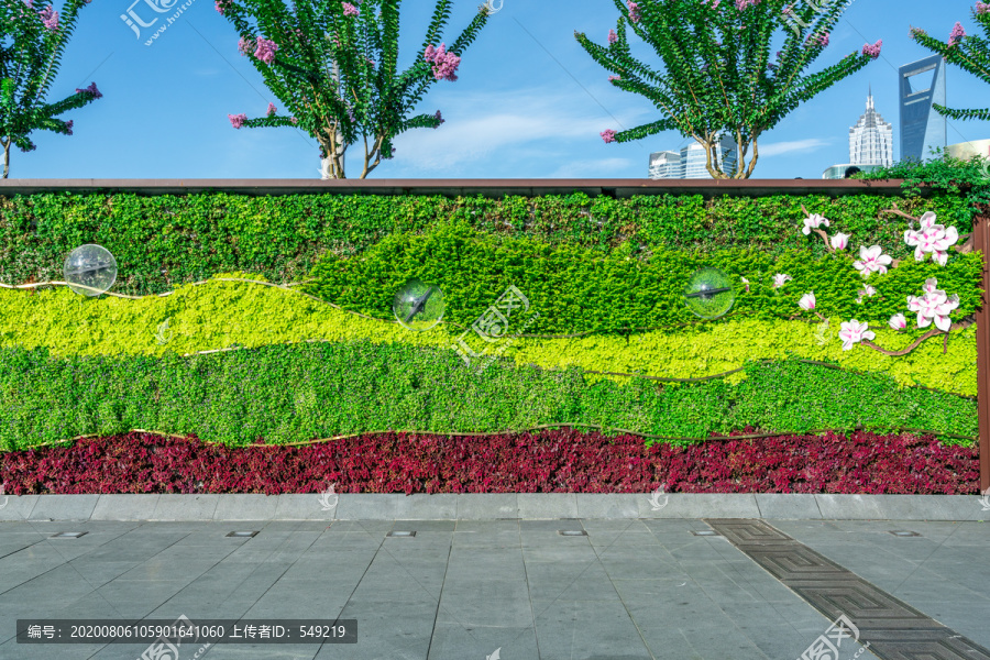 植物墙背景