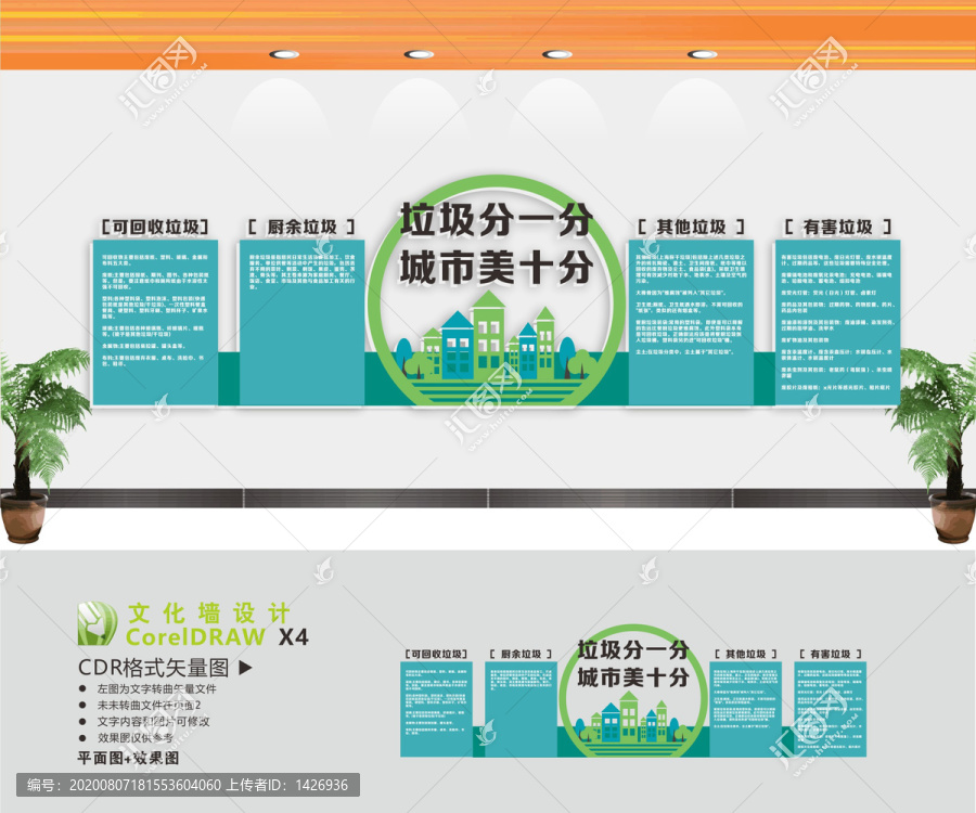 垃圾分類(lèi)宣傳文化墻
