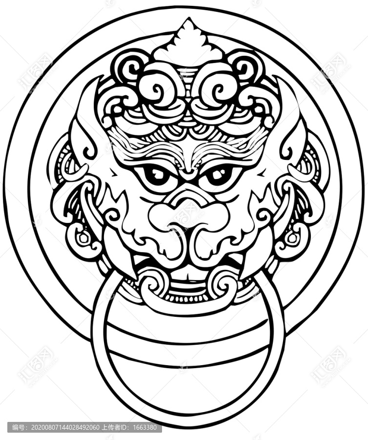 鋪首銜環(huán)叩門路徑
