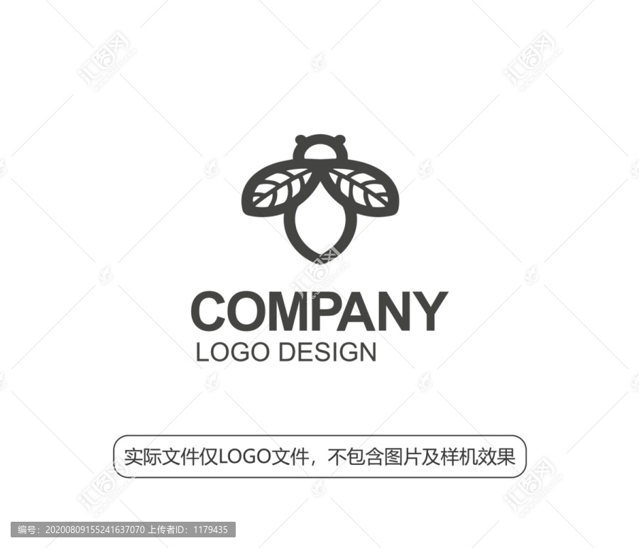 蜜蜂樹葉logo