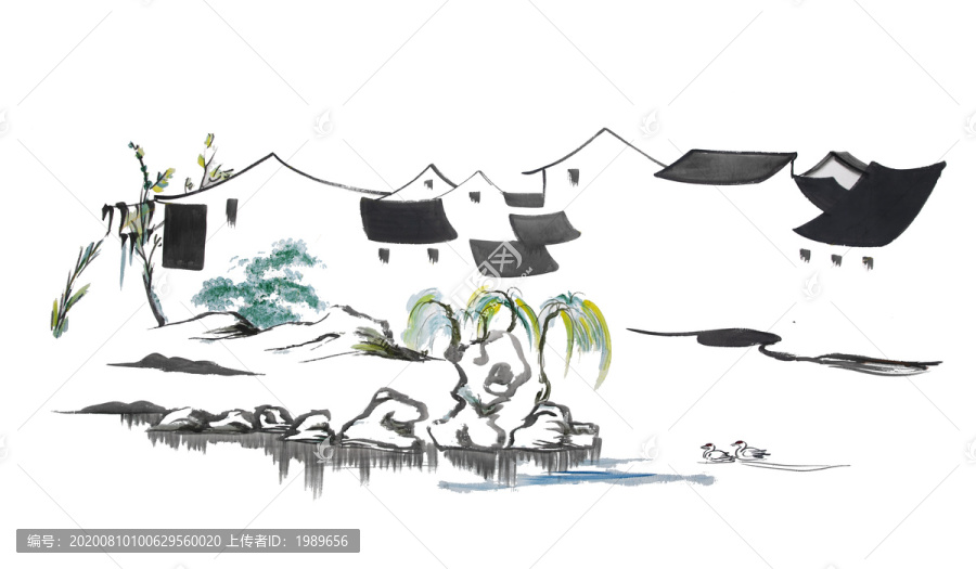 水墨江南畫