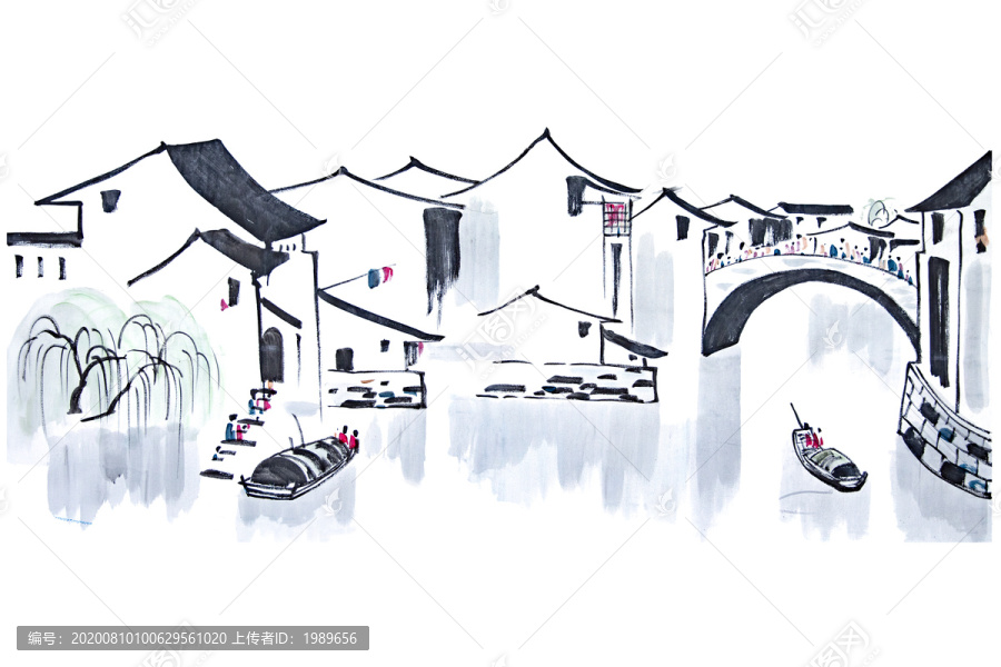 水墨江南畫